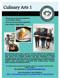 Culinary Arts 1 Flyer 
